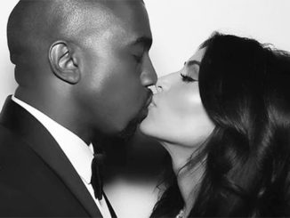 Kanye West and Kim Kardashian