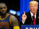 Lebron James and Dotard Trump