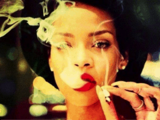 Rihanna smoking marijuana