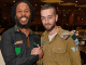 Ziggy Marley and an Israeli soldier